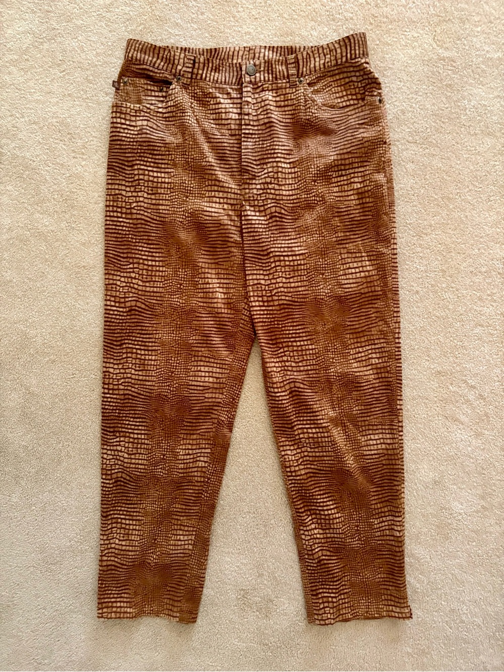 Ralph Lauren LRL Size 12
Snakeskin Print Stretch Jeans